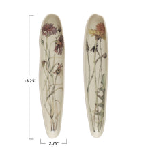 Load image into Gallery viewer, Floral Stoneware Cookie Dish (2 Styles) - Indie Indie Bang! Bang!