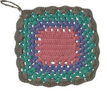 Load image into Gallery viewer, Crochet Pot Holder - Indie Indie Bang! Bang!