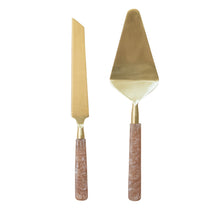 Load image into Gallery viewer, Stainless Steel Cake Servers, Boxed Set of 2 - Indie Indie Bang! Bang!