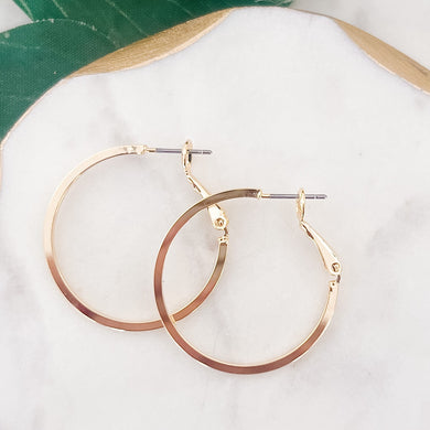 Small Hoop Earrings - Gold - Indie Indie Bang! Bang!