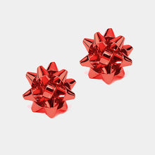 Load image into Gallery viewer, Christmas Bow Stud Earrings (3 colors)