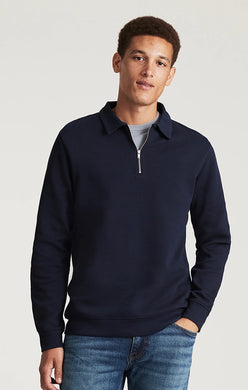 Half Zip Sweatshirt Regular Fit | Baritone Blue