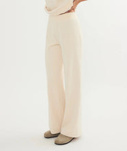 Load image into Gallery viewer, Velour Black Corduroy Wide Leg Pants