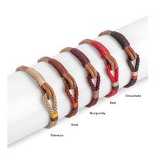 Load image into Gallery viewer, Nautical Leather Rope Bracelet - Indie Indie Bang! Bang!