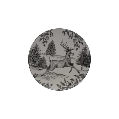 Ceramic Platter with Woodland Deer Scene - Indie Indie Bang! Bang!