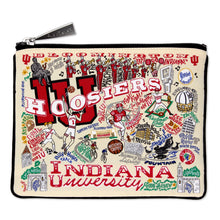 Load image into Gallery viewer, Indiana University Zip Pouch - Indie Indie Bang! Bang!