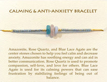 Load image into Gallery viewer, Calming &amp; Anti-Anxiety Gemstone Bracelet - Indie Indie Bang! Bang!