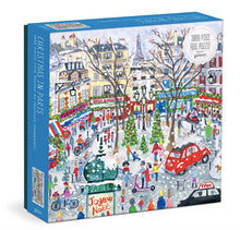 Load image into Gallery viewer, Christmas in Paris 1000-Piece Foil Jigsaw Puzzle - Indie Indie Bang! Bang!