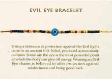 Load image into Gallery viewer, Evil Eye Bracelet - Turquoise/Coral/Night Iris - Indie Indie Bang! Bang!