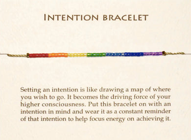 Intention Bracelet - Chakra Rainbow - Indie Indie Bang! Bang!