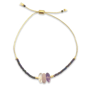 Love & Happiness Gemstone Bracelet - Indie Indie Bang! Bang!