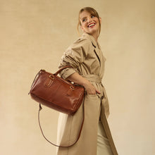 Load image into Gallery viewer, HOBO | Expedition Satchel in Patina Leather - Pecan Ridge