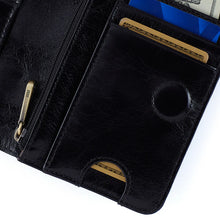 Load image into Gallery viewer, HOBO | Jill Bifold Wallet - Black - Indie Indie Bang! Bang!