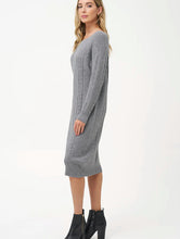 Load image into Gallery viewer, Knit Crew-Neckline Dress - Indie Indie Bang! Bang!