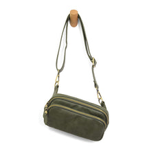 Load image into Gallery viewer, Kylie Double Zip Sling/ Belt Bag