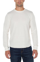 Load image into Gallery viewer, Long Sleeve Crew Neck Tee - Cream