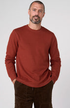Load image into Gallery viewer, Long Sleeve Crew Neck Tee - Burnt Henna