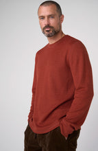 Load image into Gallery viewer, Long Sleeve Crew Neck Tee - Burnt Henna