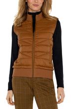 Load image into Gallery viewer, Quilted Front Sweater Vest Turmeric - Indie Indie Bang! Bang!