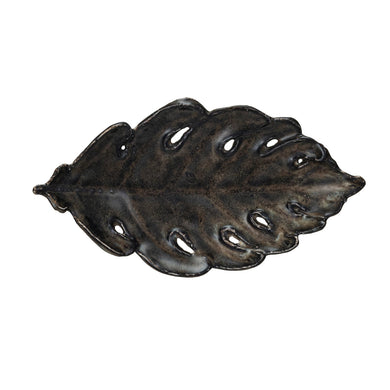 Stoneware Leaf Shaped Dish - Indie Indie Bang! Bang!