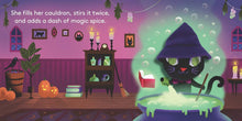 Load image into Gallery viewer, Little Witch Cat Finger Puppet Book (Board Book) - Indie Indie Bang! Bang!