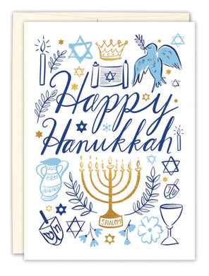 Happy Hanukkah Holiday Card