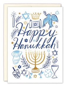 Happy Hanukkah Holiday Card