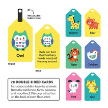 Load image into Gallery viewer, Ring Flash Cards: My First Animals