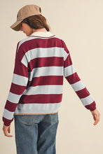 Load image into Gallery viewer, Striped Rugby Sweater - Indie Indie Bang! Bang!