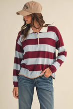 Load image into Gallery viewer, Striped Rugby Sweater - Indie Indie Bang! Bang!