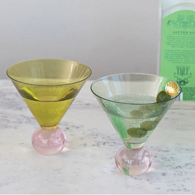 Martini Glass With Ball Stem - Indie Indie Bang! Bang!