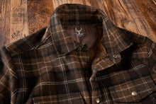 Load image into Gallery viewer, Men's Sherpa-Lined Flannel Shirt Jacket
