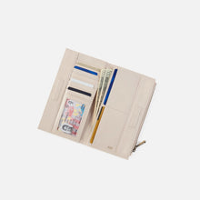 Load image into Gallery viewer, HOBO | Jill Large Bifold Wallet in Polished Leather - Pale Flax - Indie Indie Bang! Bang!