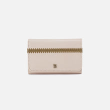 Load image into Gallery viewer, HOBO | Jill Trifold Wallet in Polished Leather - Pale Flax - Indie Indie Bang! Bang!