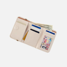 Load image into Gallery viewer, HOBO | Jill Trifold Wallet in Polished Leather - Pale Flax - Indie Indie Bang! Bang!