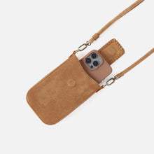 Load image into Gallery viewer, HOBO | Expedition Phone Crossbody in Buffed Leather - Whiskey - Indie Indie Bang! Bang!