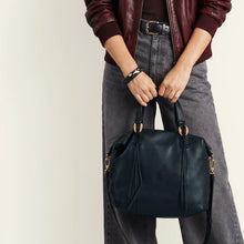 Load image into Gallery viewer, HOBO | Harley Satchel in Pebbled Leather - Black