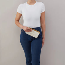 Load image into Gallery viewer, HOBO | Lauren Clutch-Wallet in Pebbled Leather - Coastal Cloud - Indie Indie Bang! Bang!