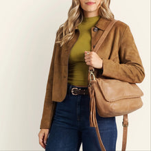 Load image into Gallery viewer, HOBO | Harley Convertible Shoulder Bag in Buffed Leather - Whiskey