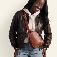 Load image into Gallery viewer, HOBO | Fern Sling in Washed Leather - Kindling Brown