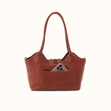 Load image into Gallery viewer, HOBO | Foundery Small Tote in Washed Leather - Kindling Brown