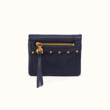 Load image into Gallery viewer, HOBO | Lumen Mini Wallet in Pebbled Leather - Ink Navy