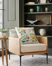 Load image into Gallery viewer, Botanical Multi Floral White Pillow - Indie Indie Bang! Bang!