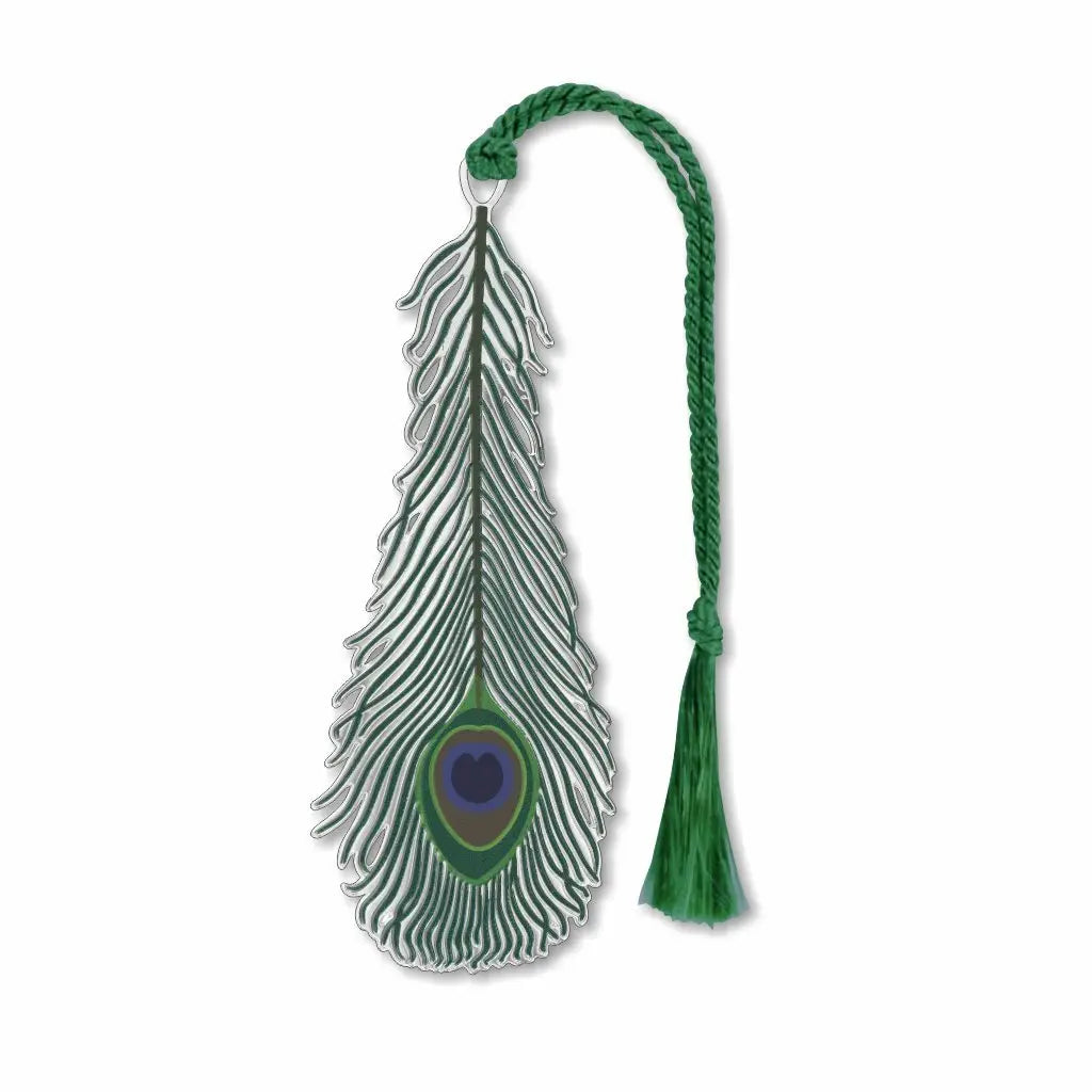 Peacock Feather Metal Bookmark - Indie Indie Bang! Bang!