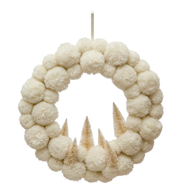 Pom Pom Brush Tree Wreath - Indie Indie Bang! Bang!