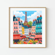 Load image into Gallery viewer, Flower Market: Paris - Paint by numbers kit - Indie Indie Bang! Bang!
