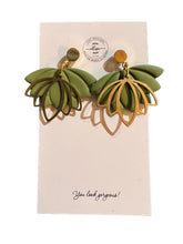 Load image into Gallery viewer, Truly Lotus Dangles Earrings - Indie Indie Bang! Bang!