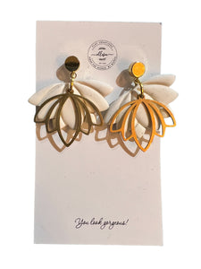 Truly Lotus Dangles Earrings - Indie Indie Bang! Bang!