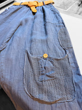 Load image into Gallery viewer, Linen Belted Front Cargo Pants - Indie Indie Bang! Bang!