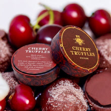 Load image into Gallery viewer, Dark Chocolate Cherry Truffle Gift Box: 65% Cacao, Vegan